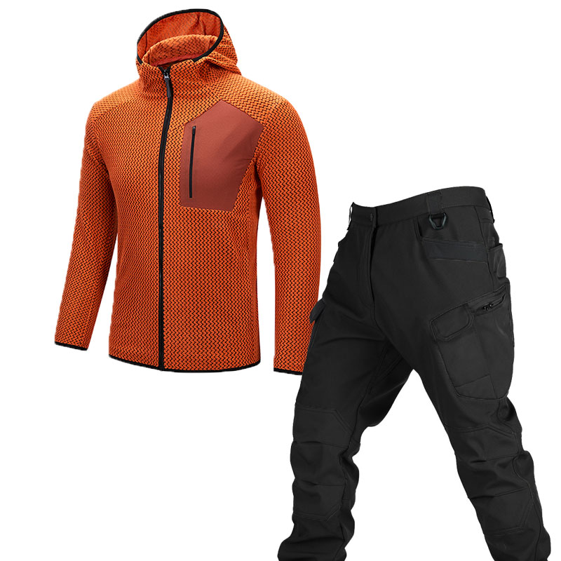 Hiking - Cappotti con Cappuccio Caldi in Due